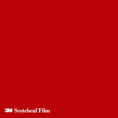 1m単位3MスコッチカルJシリーズ不透過タイプブライトレッドグロスSC2821000mm巾切売