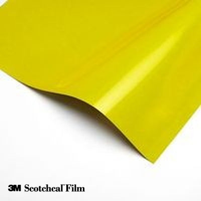 1m単位3Mスコッチライト反射シート680シリーズレモン・イエロー680-81910mm巾切売