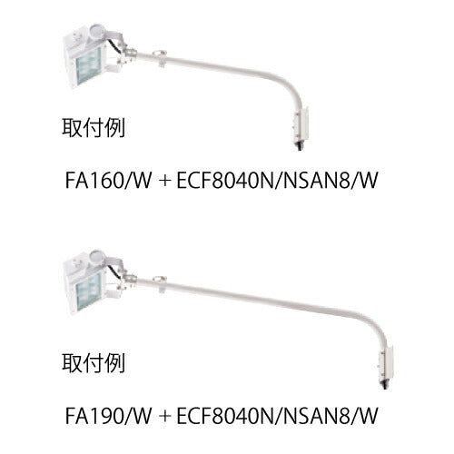 【LED投光器】【レディオック フラッド ネオ】 ECF4040M/VWSAN8/DG LED投光器 美vid 【40クラス】【中角】【白色】