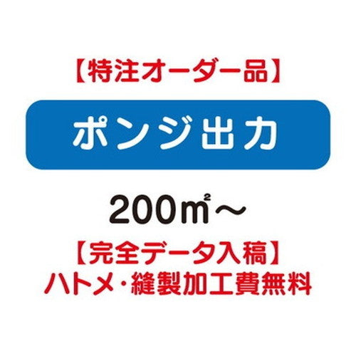 特注オーダー品ポンジ出力200㎡~の商品画像