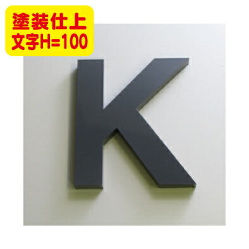 ステンレス箱文字塗装仕上げ文字H=100の商品画像