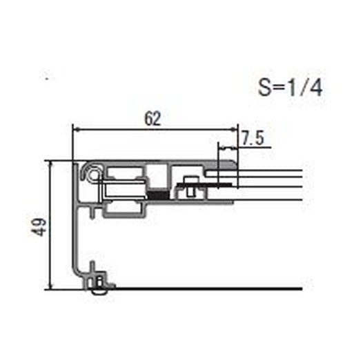 【セット方法 はね上げ式】【LEDライトパネル】【LEDポスターパネル】 LED内照パネル AL-FE9925 屋外 B0ヨコ