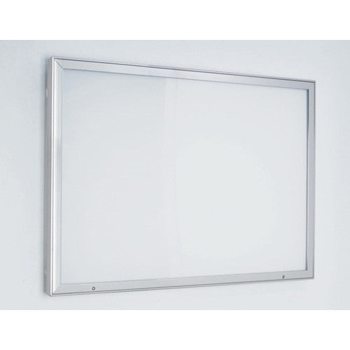【セット方法 はね上げ式】【LEDライトパネル】【LEDポスターパネル】 LED内照パネル AL-FE99240 S(ステン) 屋外 B0ヨコ