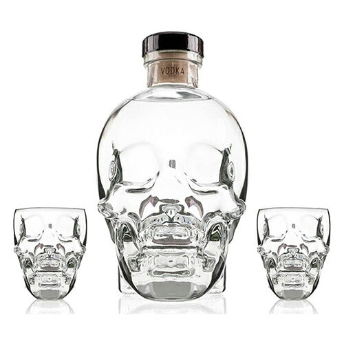 クリスタルヘッドウォッカショットグラスセット並行品750mlの画像