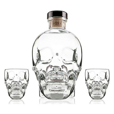 クリスタルヘッドウォッカショットグラスセット並行品750mlの画像