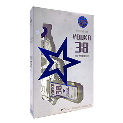 ウォッカ38ピストルボトル正規品200mlの画像