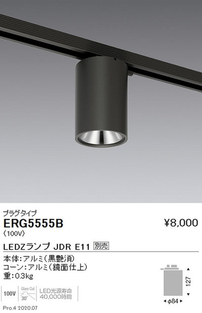 遠藤照明調光調色シーリングダウンライトプラグタイプJDRTYPE黒ERG5555B※ランプ別売