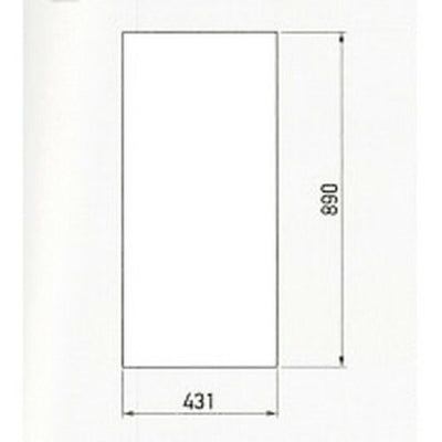 GXUNI-01(ユニ01)白無地面板UN-01-0