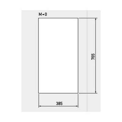 GXマルチポップサイン白無地面板(1.5t)M-0