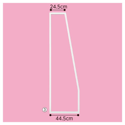 店舗用品システム什器スラントフレーム/SF中央片面タイプW90cm用H150cm用ホワイトの商品画像
