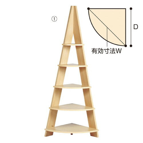 店舗用品店舗什器クォーターラックホワイトの商品画像