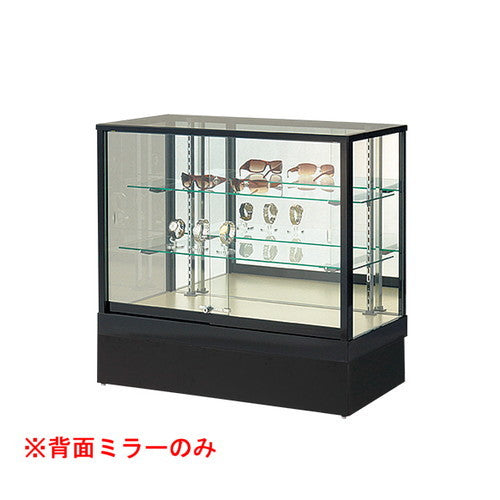 店舗用品店舗什器平ガラスショーケースオプション背面ミラーD45cmW90cm引戸前の商品画像