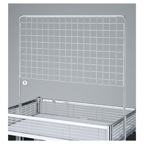 店舗用品店舗什器中折れワゴン用フラットネットW120cm用の商品画像