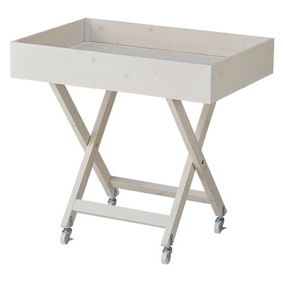 店舗用品店舗什器木製ワゴンアルテンホワイトの商品画像