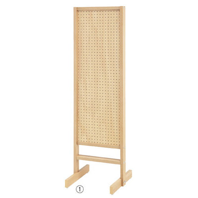 店舗用品店舗什器両面有孔パネルスタンドシナW45cmの商品画像