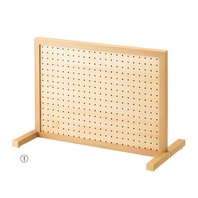 店舗用品店舗什器卓上両面有孔パネルスタンドシナW60×H45cmタイプの商品画像