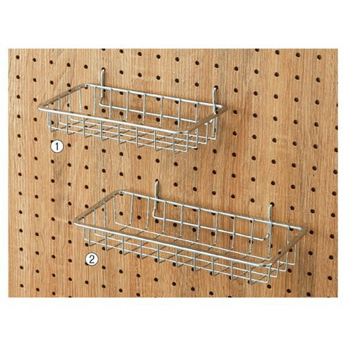 店舗用品店舗什器有孔ボード用ネットカゴ小の商品画像