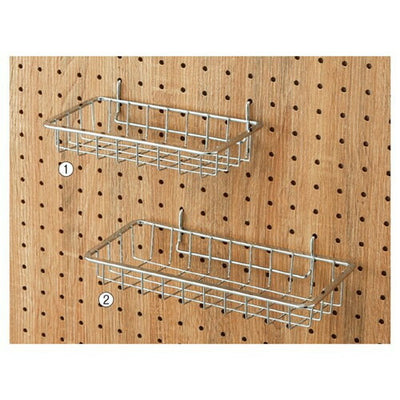 店舗用品店舗什器有孔ボード用ネットカゴ小の商品画像