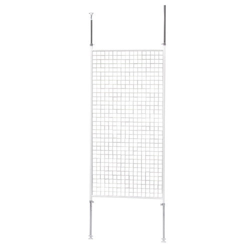 店舗用品店舗什器ディスプレイネット長ネットタイプW90cm白の商品画像