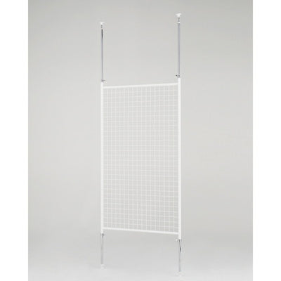 店舗用品店舗什器ディスプレイネット白W90cmの商品画像