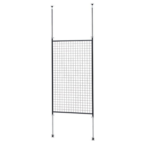 店舗用品店舗什器ディスプレイネット黒W90cmの商品画像