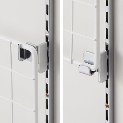 店舗用品店舗什器スリット柱取付金具取付金具【4個】の商品画像