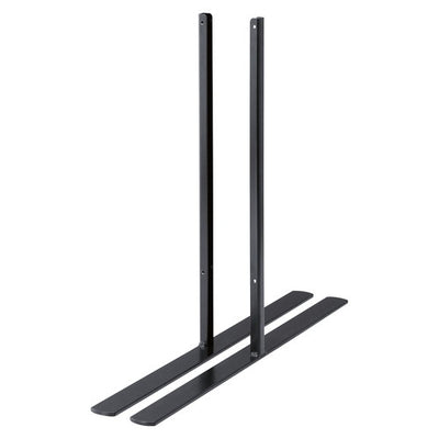 店舗用品店舗什器卓上ネットディスプレイ脚(左右)両面用黒の商品画像