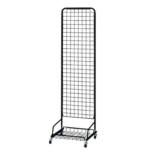 店舗用品店舗什器スキマ型ワゴン黒W45cmの商品画像