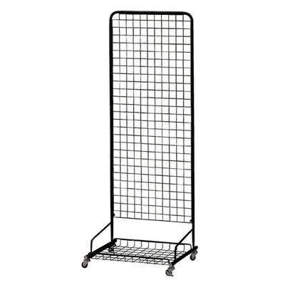 店舗用品店舗什器スキマ型ワゴン黒W60cmの商品画像