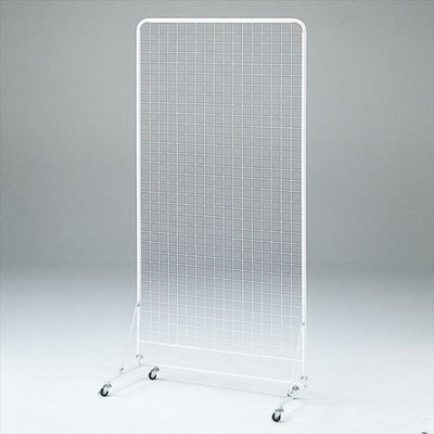 店舗用品店舗什器ネットスタンドW90×H180cm白の商品画像