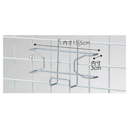 店舗用品店舗什器ネット用ポストカード入れヨコ入れの商品画像