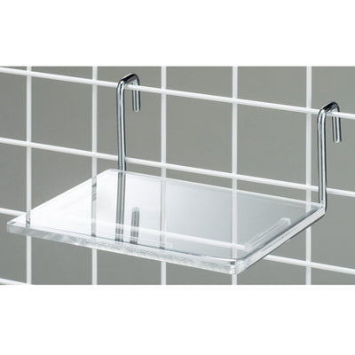 店舗用品店舗什器ネット用シューズネットフック専用アクリル棚の商品画像