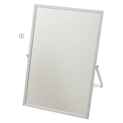 店舗用品店舗什器アルミフレーム卓上ミラー(鏡厚2mm)縦長の商品画像