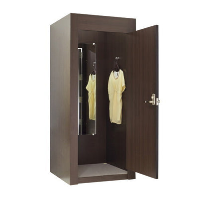 店舗用品店舗什器木製フィッティングルームドアタイプダークブラウンの商品画像