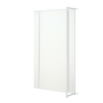 店舗用品システム什器UR120壁面タイプ連結タイプホワイトホワイトパネル付きの商品画像