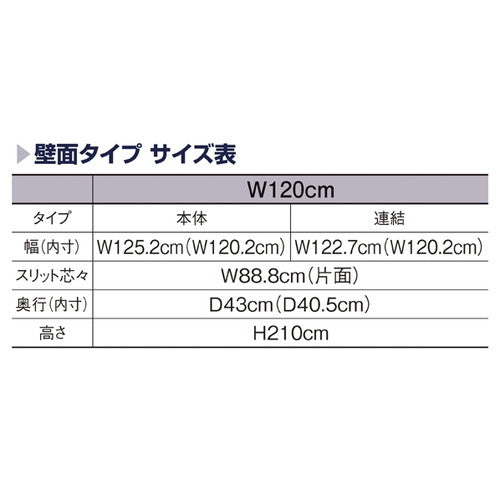 (本体) ユニットラック UR120壁面タイプ W120×H210cm 黒 ダークブラウンパネル付き kp38-14-3-4