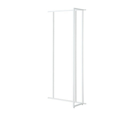 店舗用品システム什器UR90壁面タイプ連結タイプホワイトオープンタイプの商品画像