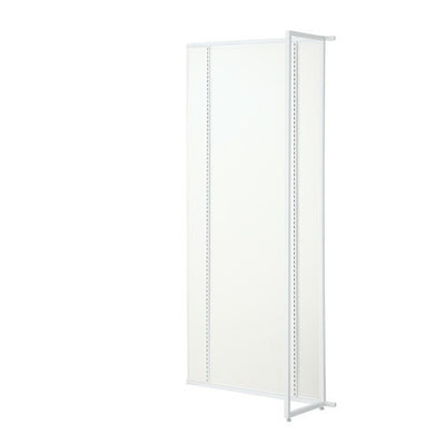 店舗用品システム什器UR90壁面タイプ連結タイプホワイトホワイトパネル付きの商品画像