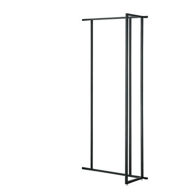 店舗用品システム什器UR90壁面タイプ連結タイプブラックオープンタイプの商品画像