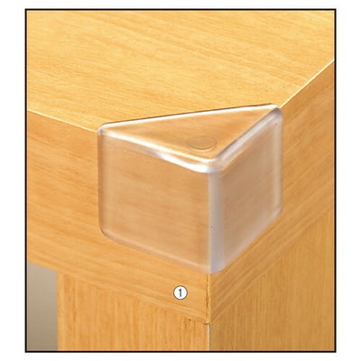 店舗用品店舗什器コーナーカバー透明小【4個】の商品画像