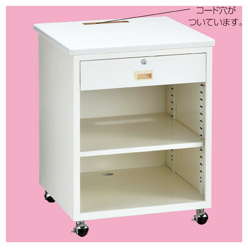 店舗用品店舗什器スチール製レジ台H76cmレジ台の商品画像