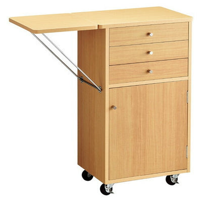 店舗用品店舗什器木製作業台錠無しエクリュの商品画像