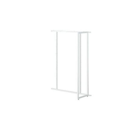 店舗用品システム什器UR90中央片面タイプ連結タイプホワイトオープンタイプの商品画像