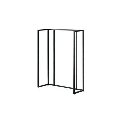店舗用品システム什器UR90中央片面タイプ本体ブラックオープンタイプの商品画像
