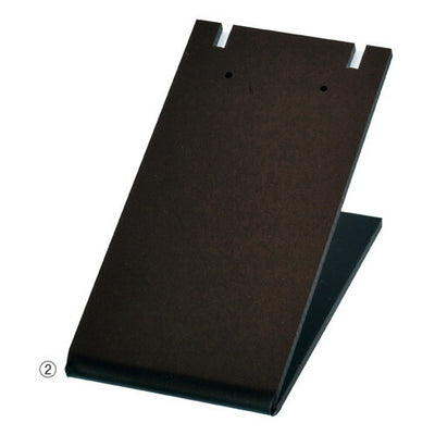 店舗用品演出用品アクリルL字スタンド黒マットクリップ付き【10個】の商品画像