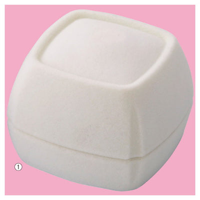 店舗用品演出用品ジュエリーケース白の商品画像