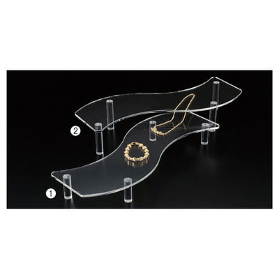 店舗用品演出用品波型ディスプレイH5cmの商品画像