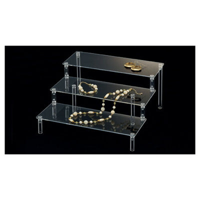 店舗用品演出用品透明アクリル3段ディスプレイ3段の商品画像