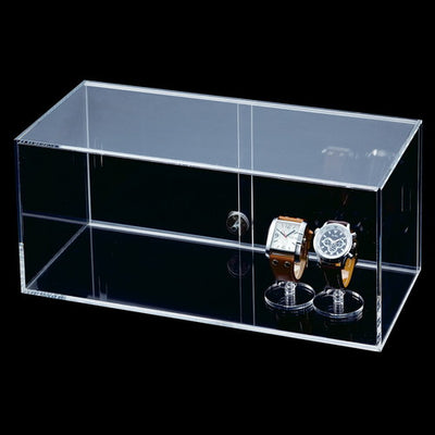 店舗用品演出用品アクリル陳列ケース(前面引き違い戸)W60cmの商品画像