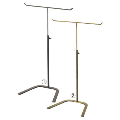 店舗用品演出用品T字スタンドアンティークゴールドの商品画像